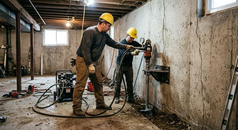 Basement Stabilization in Old Bridge, NJ