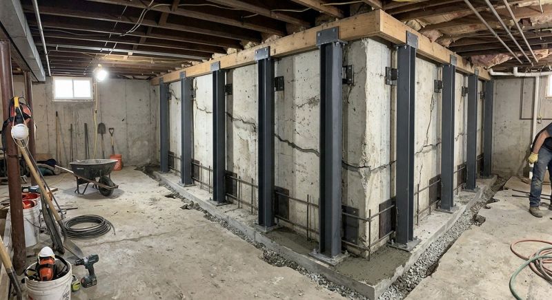 Basement Stabilization in Old Bridge, NJ