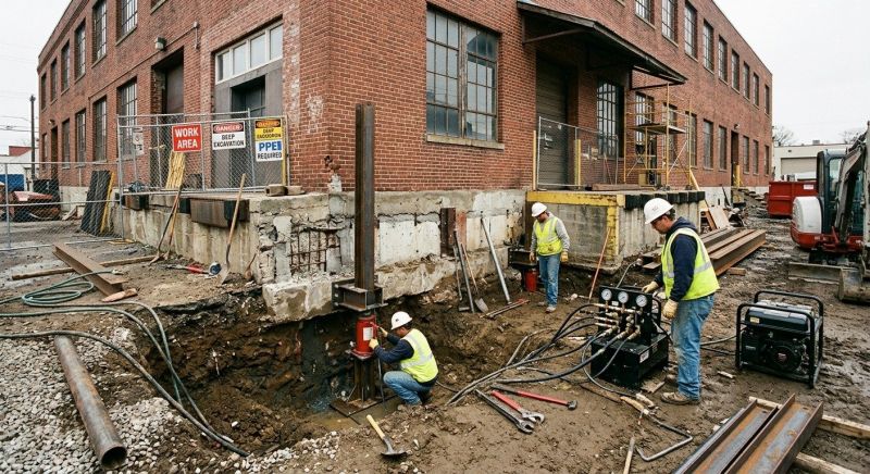 Building Foundation Repair in Clark, NJ