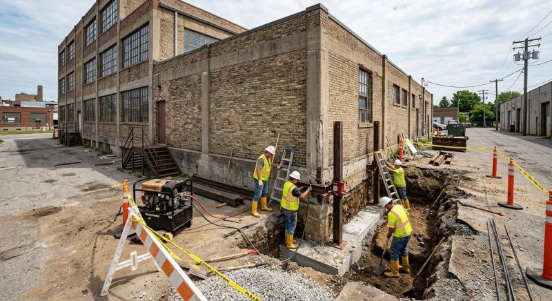 Building Foundation Repair in Lawrence Township, NJ