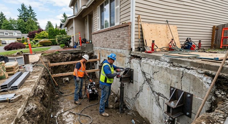 Concrete Foundation Repair in East Brunswick, NJ