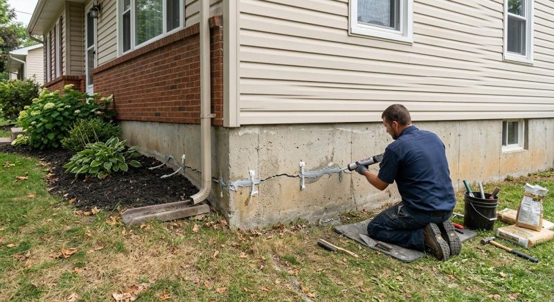 Cracked Foundation Repair in Stirling, NJ