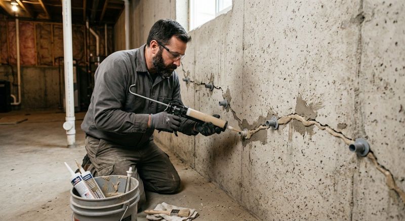 Cracked Foundation Repair in Union County, NJ