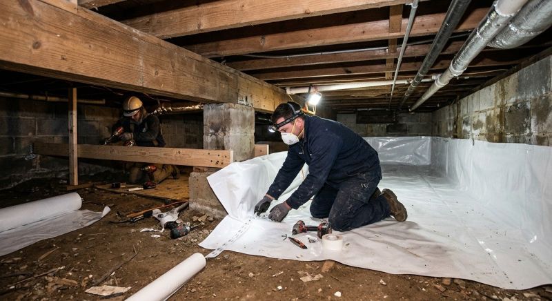 Crawl Space Leveling in Old Bridge, NJ