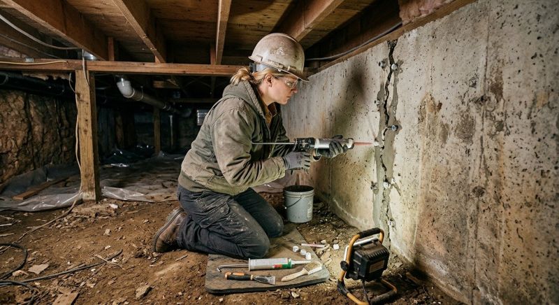 Crawlspace Foundation Repair in Elizabeth, NJ