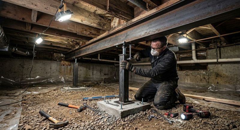 Crawlspace Structural Repair in Old Bridge, NJ
