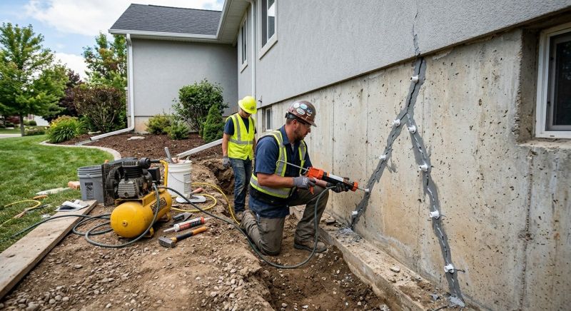 Foundation Crack Repair in Basking Ridge, NJ