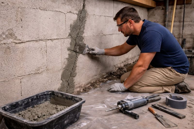Foundation Crack Repair in Belmar, NJ