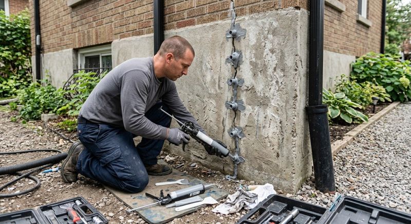 Foundation Crack Repair in Hightstown, NJ