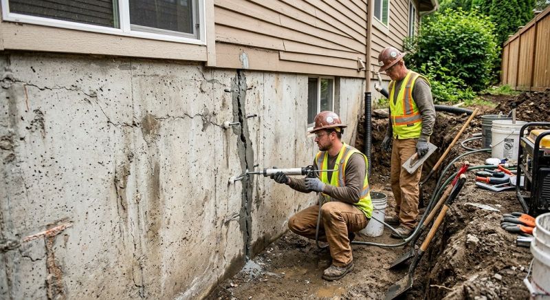 Foundation Crack Repair in Hillside, NJ