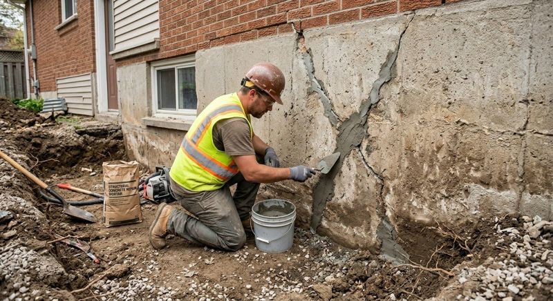 Foundation Crack Repair in Hopewell, NJ