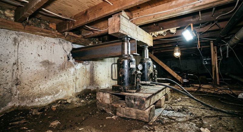 Foundation Jacking in Farmingdale, NJ