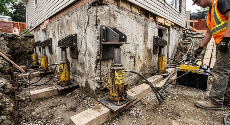 Foundation Jacking in Hillside, NJ