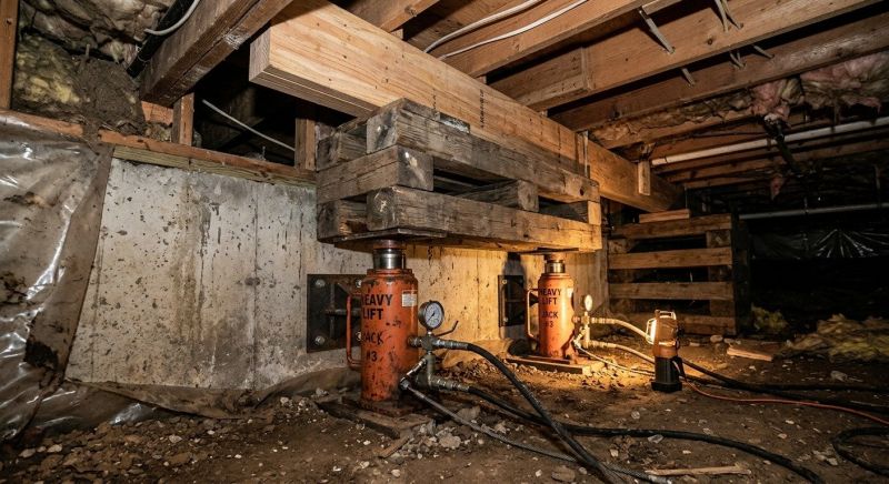Foundation Jacking in Lawrence Township, NJ