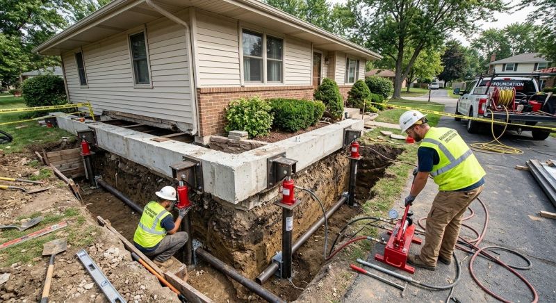 Foundation Jacking in Lawrence Township, NJ