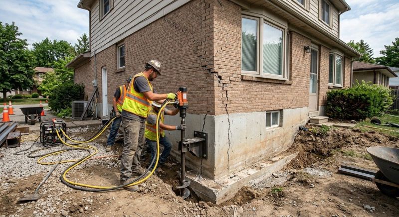 Foundation Lifting in Bedminster, NJ