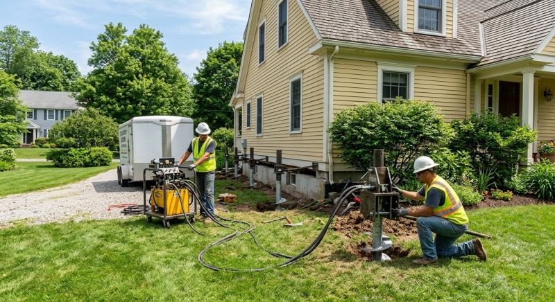 Foundation Lifting in Essex County, NJ