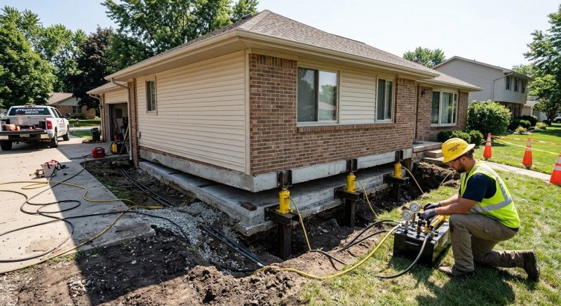 Foundation Lifting in Matawan, NJ