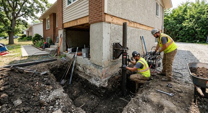 Foundation Pier Repair in Old Bridge, NJ