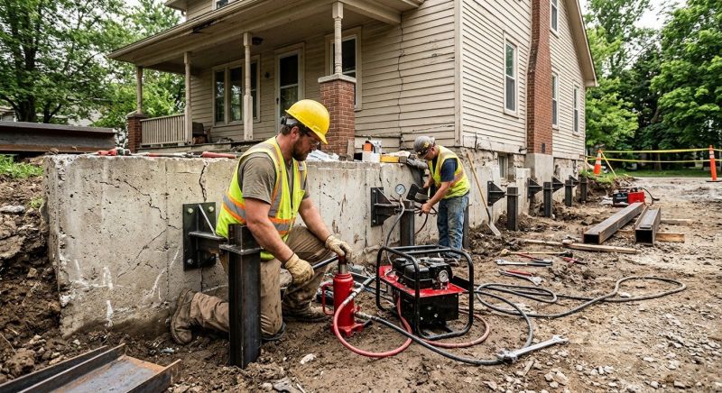 Foundation Stabilizing in Bedminster, NJ