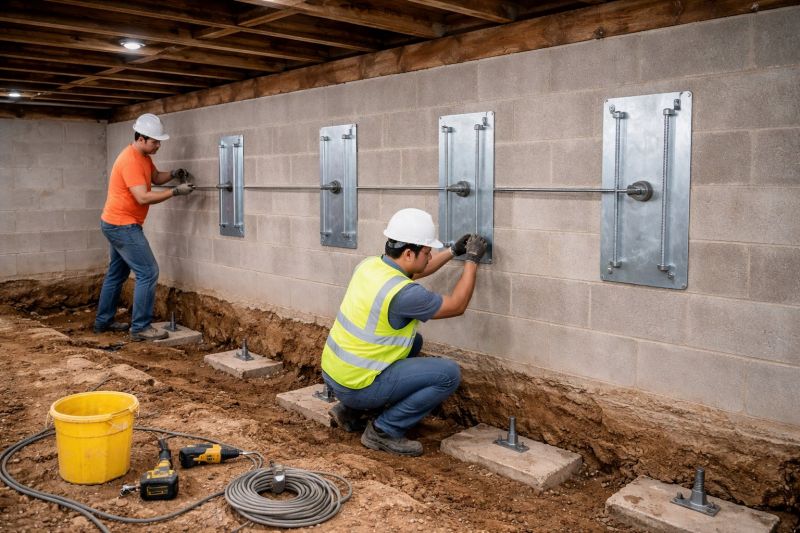 Foundation Stabilizing in Mercer County, NJ