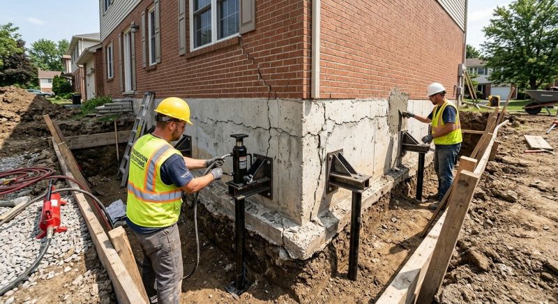 Foundation Structural Repair in Hightstown, NJ