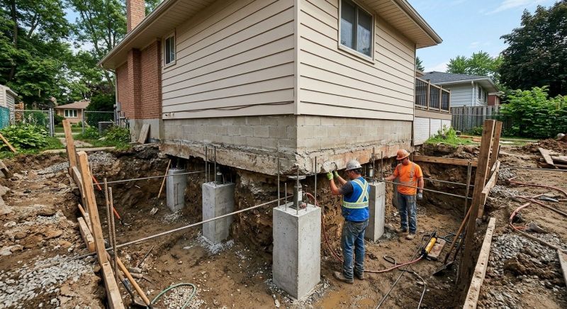 Foundation Underpinning in Old Bridge, NJ
