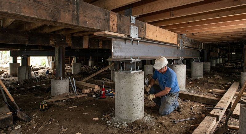 Foundation Underpinning in Old Bridge, NJ