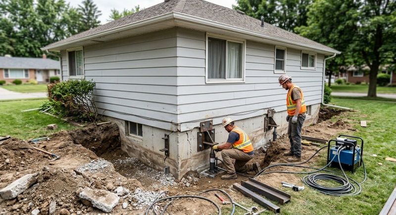 House Foundation Repair in East Brunswick, NJ