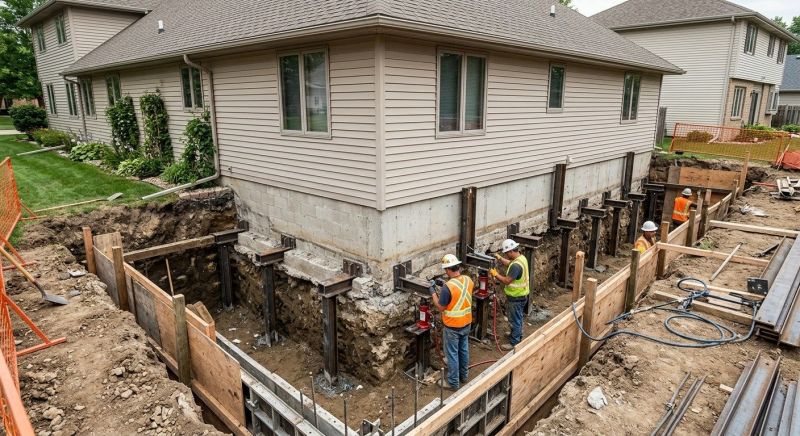 House Underpinning in Old Bridge, NJ