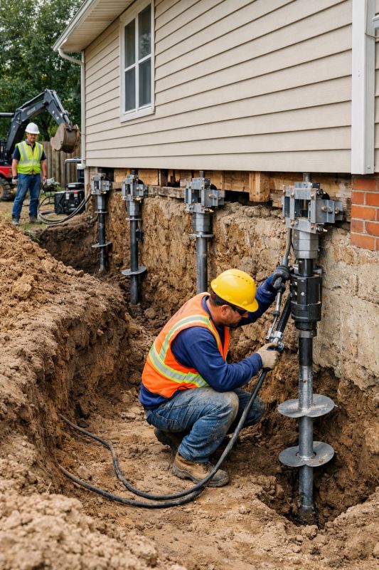 Sinking Foundation Lifting in Old Bridge, NJ