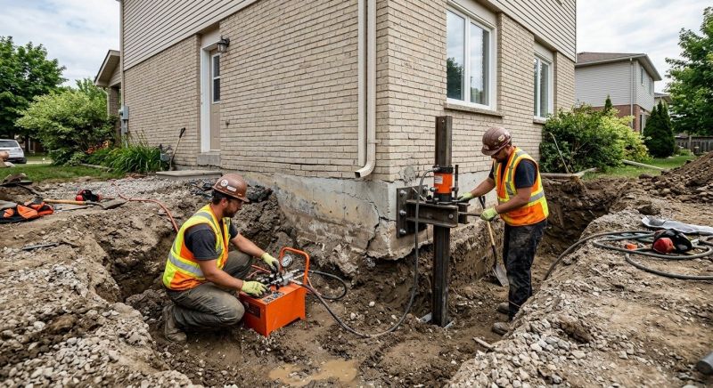 Sinking Foundation Lifting in Old Bridge, NJ
