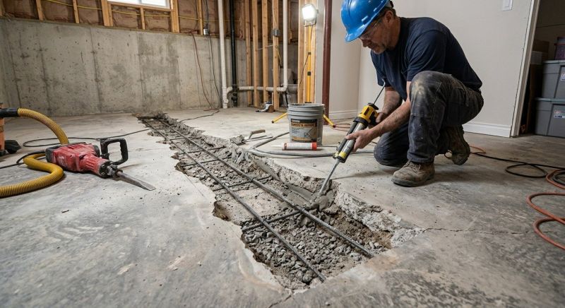 Slab Foundation Repair in Old Bridge, NJ